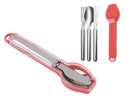Picture of CUTLERY WITH COVER - CORAL